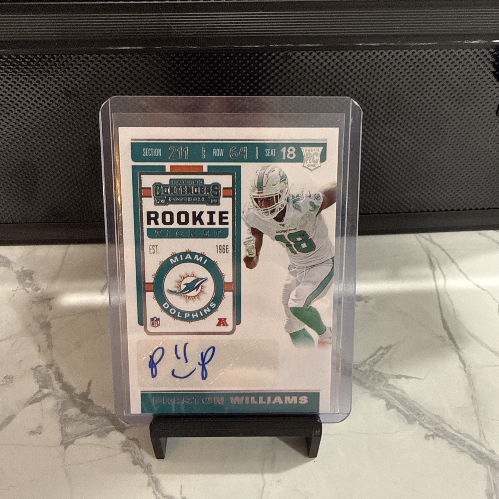 Preston Williams Panini Contenders #256 Autograph