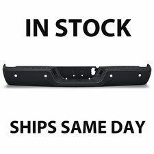 Vrc Black Rear Bumper For 2013-2018 Dodge Ram 2500 3500 W Sensor Holes Unibody Vrc Black Rear Bumper For 2013-2018 Dodge Ram 2500 3500 W Sensor Holes Unibody