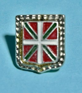 SANTIAGO BASQUE Country Emblem or Flag Lapel , Hat Pin