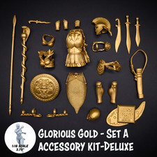 1:18 Scale Greek & Roman Mythology Glorious Gold Accessory Set A (Customizer Kit
