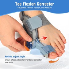 Bunion Corrector for Women Big Toe   Adjustable Knob for Angle Correction, So...