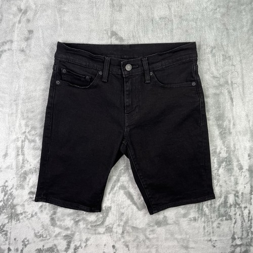Levi's 511 schwarze Jeansshorts Herren W28