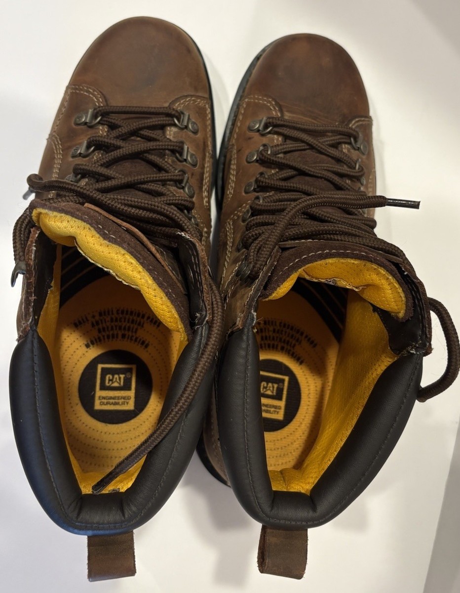 Man's Boots Caterpillar Second Shift Steel Toe Work Boot View 5