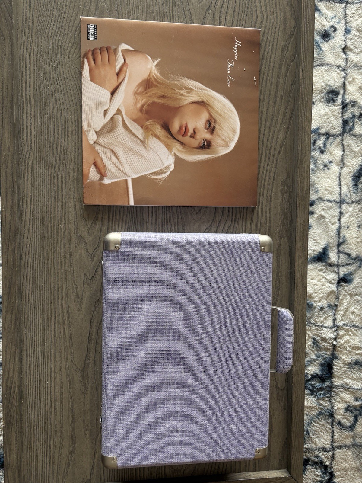 Victrola Journey Bluetooth Suitcase Record Player 3-Speed Portable in Purple