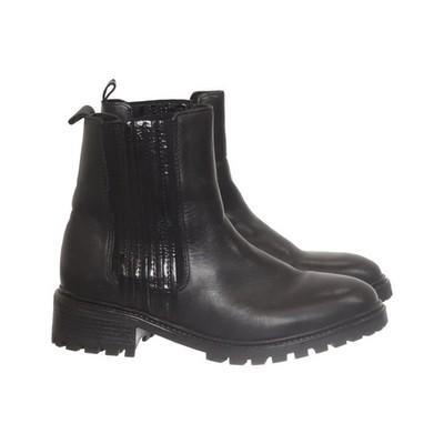 Cox, Chelsea Boots, Größe: 39, Schwarz, Leder, Damen #ZzH