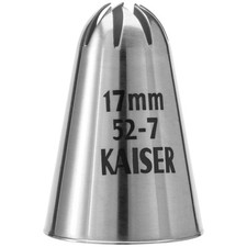 KAISER Rosettentülle 8-zackig 17 mm | Edelstahl