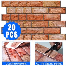 Self Adhesive 3D Wall Panels - PVC Cladding | Faux Stone & Brick Effect Designs