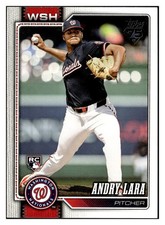 Andry Lara 2026 Topps Rookie RC #36 Washington Nationals Baseball *351