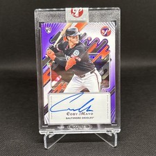 2025 Topps Pristine - Autographs Coby Mayo Purple Pristine Pulsar Refractor /99 