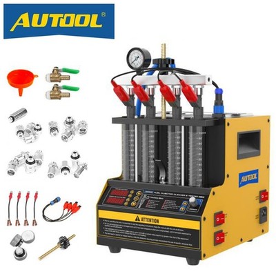 AUTOOL Fuel Injector Cleaning Testing Machine Ultrasonic Petrol Injector Cleaner