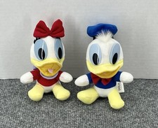 Disney Donald and Daisy Duck Plush 5.5" Stuffed Animal Vintage Lot Dolly