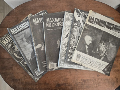 Lot of 7 Maximum Rocknroll Magazine Zines punk  #314 315 319 324 326 334 357