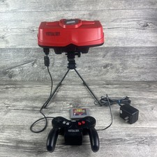 Nintendo Virtual Boy Console With Controller + Mario Tennis - Tested And Working
