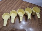 Vintage Tupperware Gold Measuring Cups Set Of 5 — photo 3