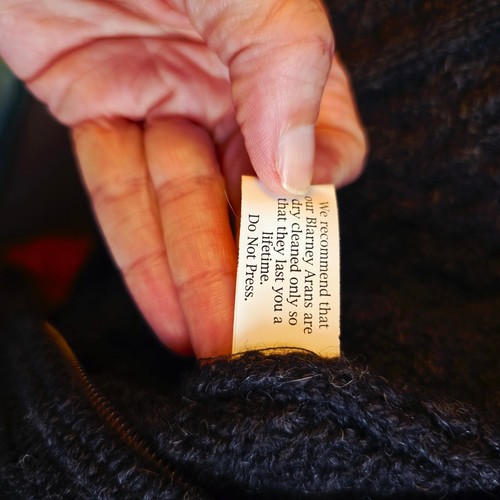 Blarney Irish wool zip up hooded cardigan - Picture 5 of 6