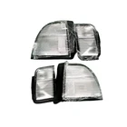 For 96-97 Honda Accord DX/EX/LX/EXL Sedan Coupe Black Brake Tail Lights Set XvJz