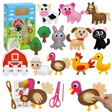 Animal Sewing Craft Kit, Sewing Craft Kit for Kids, DIY Crafting and Sewing S...