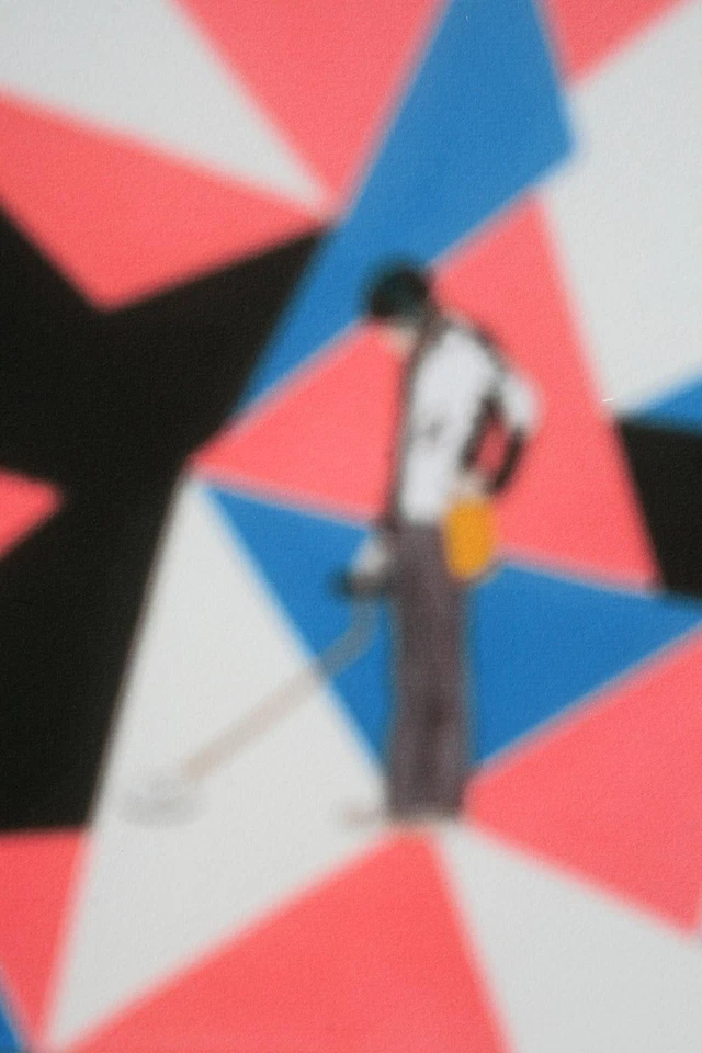 ORIGINAL CAMILLE MANK UNIKAT "BLUR #13 GOLDSUCHER " 1/1, 2025 [ c.mank ] - Bild 3 von 4