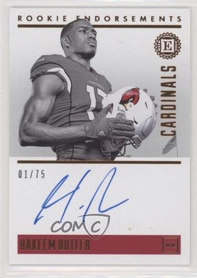 2019 Panini Encased Rookie Endorsements 1/75 Hakeem Butler #RE-HBU Auto 9r9