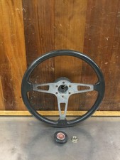 Fiat 124 Spider • Original "Ferrero" 3-Spoke 15" Steering Wheel, Used.  KF379