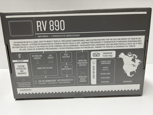 Garmin RV 890 8 inch GPS Navigator - Picture 5 of 5