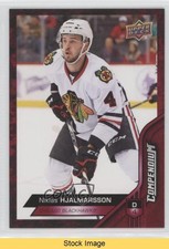 2016-17 Upper Deck Compendium Red Niklas Hjalmarsson #355 READ 0b3