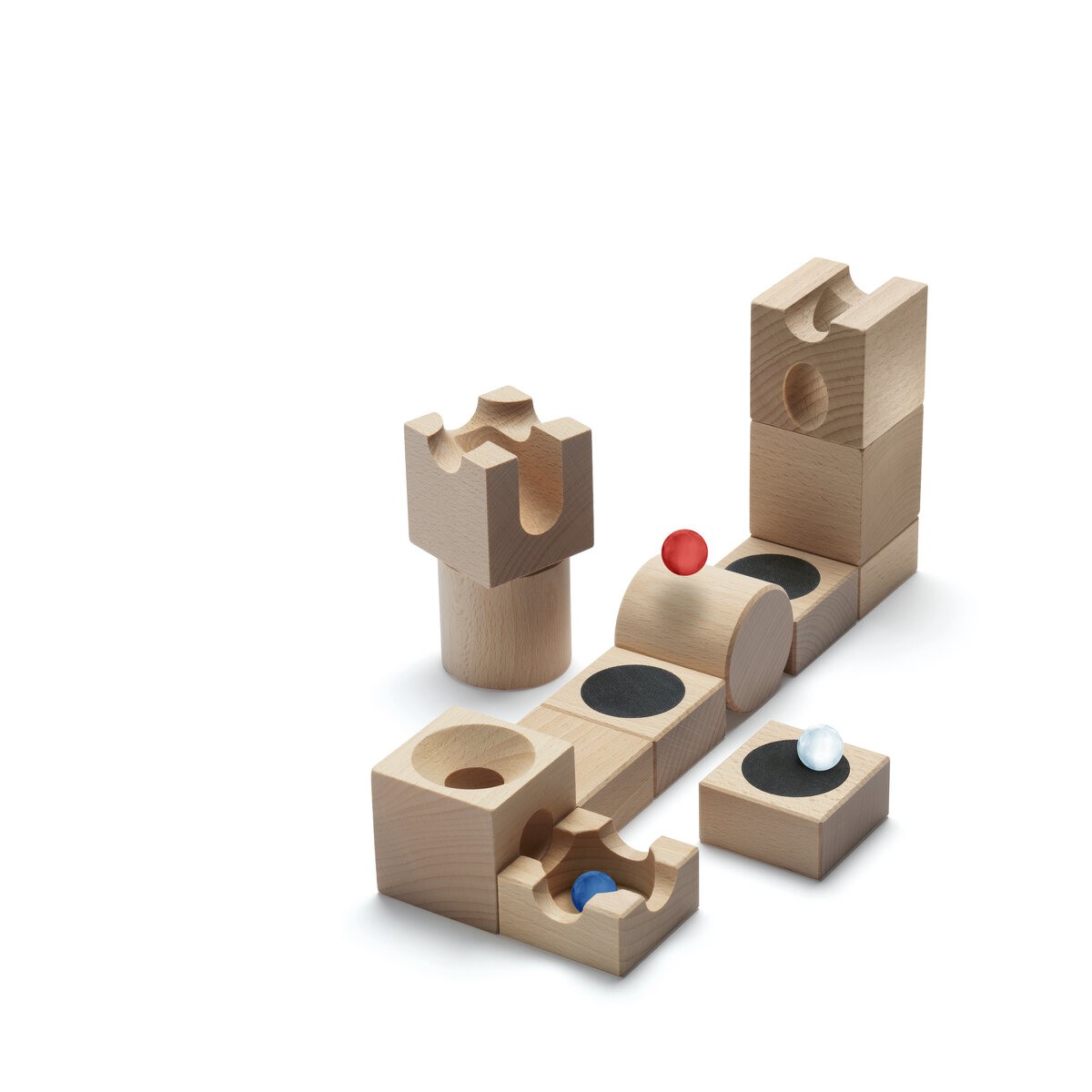 Cuboro Jump Marble Run Game - The Extra Set for adventurous jumps (UK)
