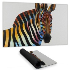 Begin Home Decor C1DM1424XVI73I 14 x 24 in. Blue Wildlife Desk Mat - Colorful...