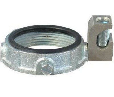 [3 PACK]  2'' Threaded Grounding Bushing, Iron, w/ Lug 4 -1 4 AWG  SHIPS FREE 