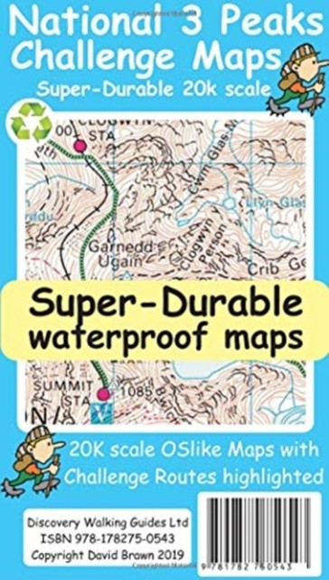 National 3 Peaks Challenge Maps by David Brawn 9781782750543 NEW - Image 3