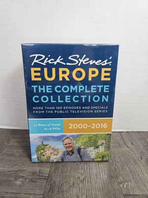 Rick Steve's Europe Complete Collection DVD Set 2000-2016, 16 Discs