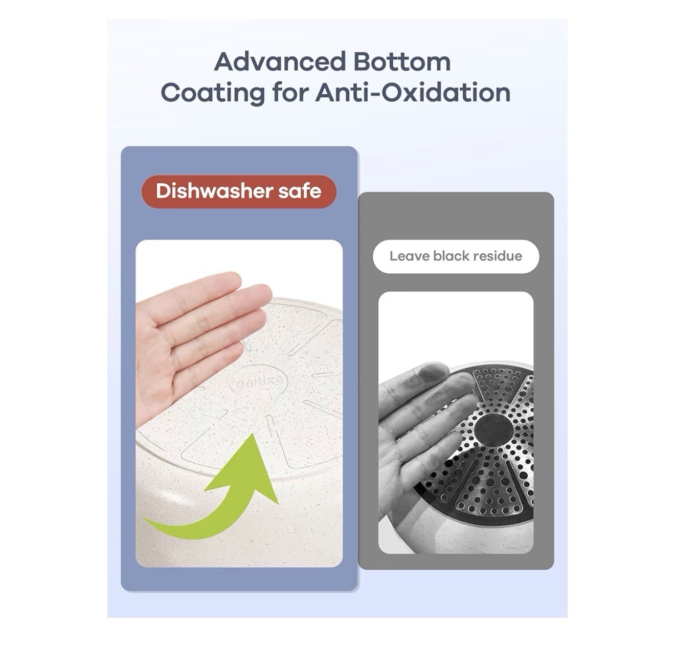 Ganiza 27pcs Nonstick Cookware Set, Pots and Pans Set Non Stick Detachable Handl