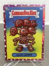 GARBAGE PAIL KIDS 2025 GBK Valentines Day 13a Manny Lenny Pink Foil #/40