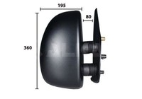 Alkar AußEnspiegel 9255961 FüR CitroËN Passend FüR Fiat Peugeot