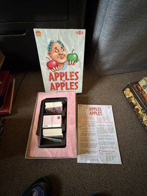 VINTAGE APPLES TO APPLES SPIEL - Seltene Ausgabe 2001 von Tactic Neu Open Box
