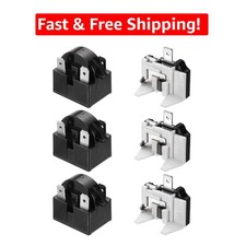 3-Pack PTC Refrigerator Starter Relay  Overload Protectors for Fridge Care