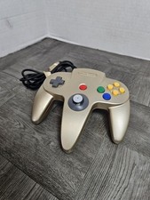 Nintendo 64 - OEM N64 Gold Limited Edition NUS-005 Controller Authentic