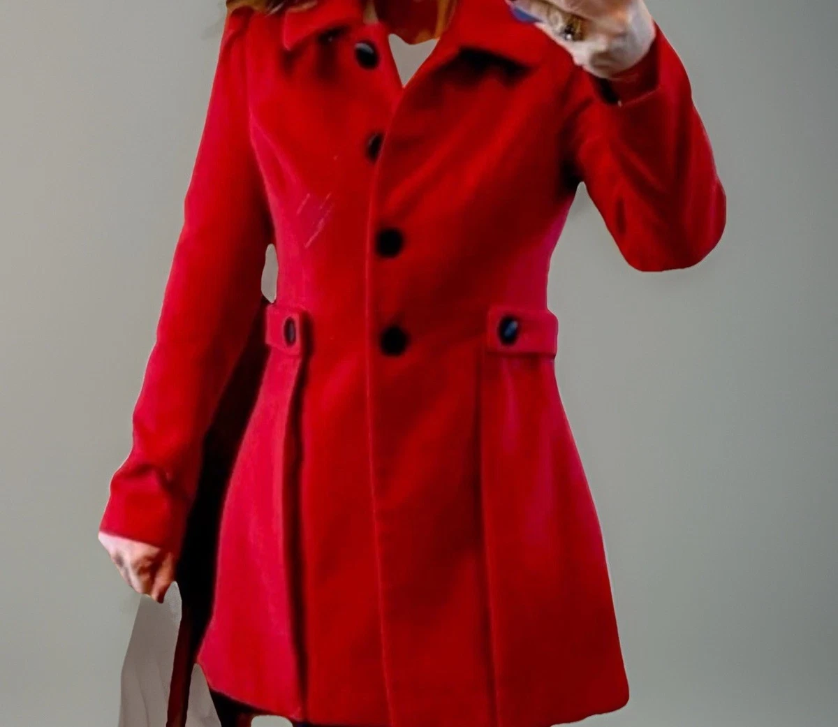 Veste Femme Forever 21 - Rouge Bordeaux - Taille L - 97% Coton 3% Spandex - Occasion Très Bon état