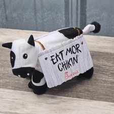 Chick-Fil-A "EAT MOR CHIKIN" Cow PLUSH Toy EUC