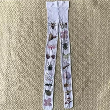 Unique insect print tights  Weirdcore