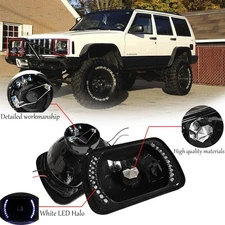 7X6" 7 inch 4Runner white LED Headlights For Toyota Pickup For Tacoma Hardbody