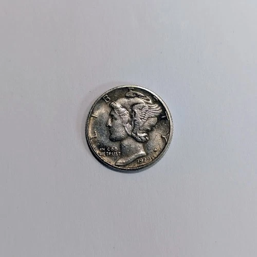 1929 P - Mercury Dime - VF Condition