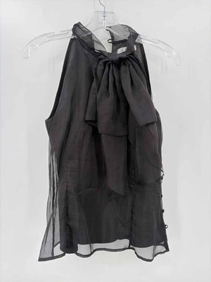 Pre-Owned Milly Black Size 2 Tank Top