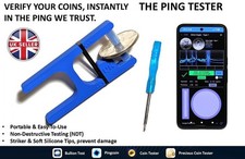Silver Gold Coin Ping Tester Pinger Mini Test 1oz Coins Bullion Made in UK .999