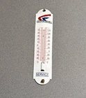 VINTAGE 12” HONDA PORCELAIN THERMOMETER SIGN CAR GAS OIL TRUCK MOTORCYCLE