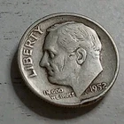 1952-S 90% Silver 10C Roosevelt Dime ~ Free Shipping! #3