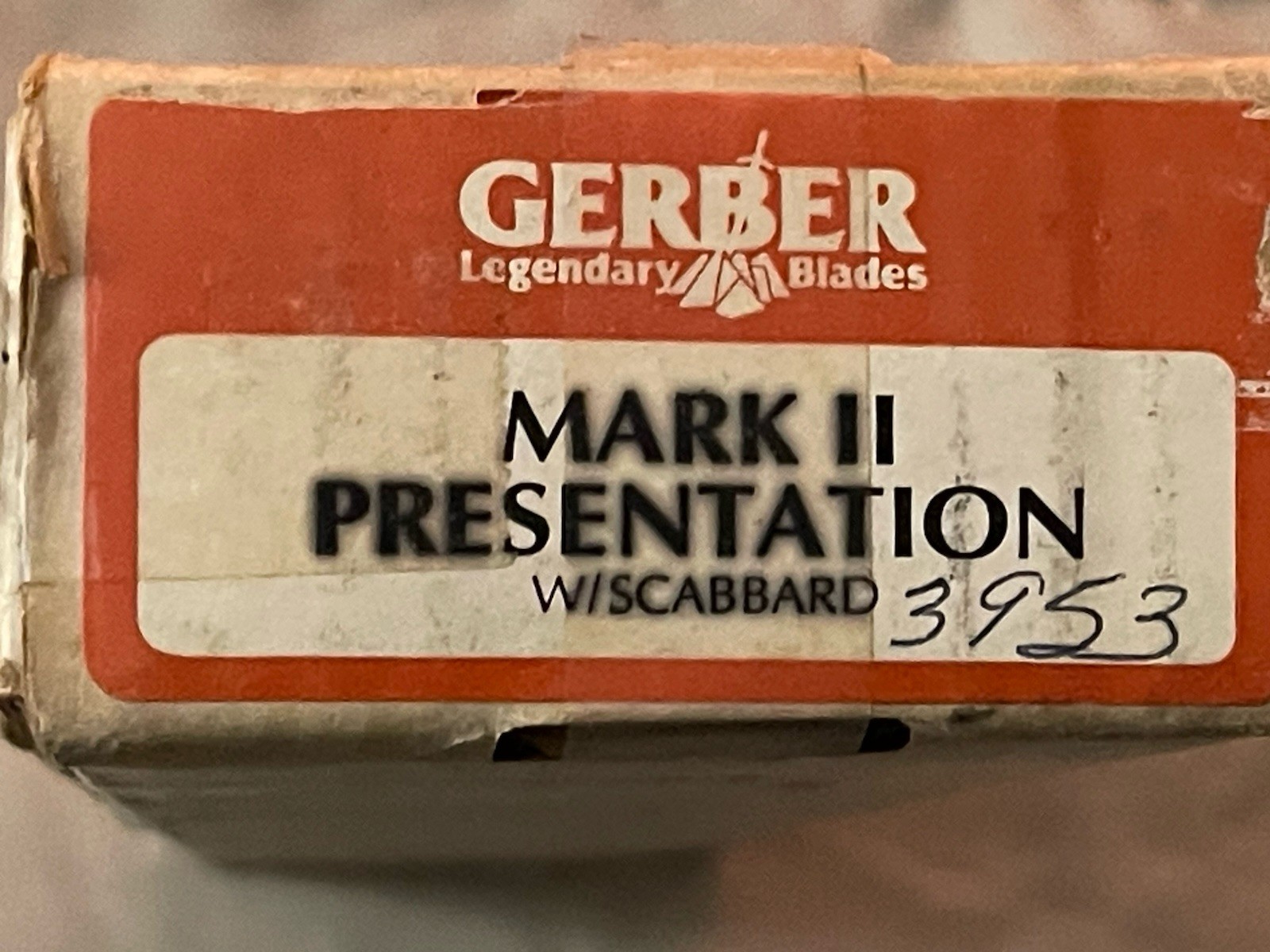 GERBER MARK 2 II Presentation  Knife Dagger , New In Box