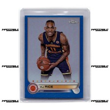 2022 Topps Chrome McDonald's A/A - Blue #7 MJ Rice Rookie /99