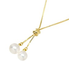 TASAKI Akoya Pearl 6.9-6.4mm Necklace 18K YG 750 90305503