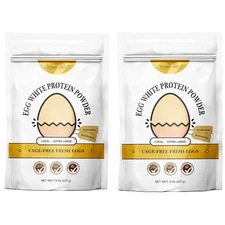 Orgnisulmte Egg White Protein Powder Free Range High Whip for Baking, 8 Oz- 2 PK